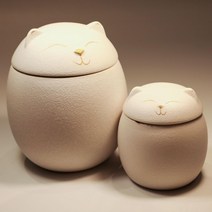 반려동물 유골함 강아지 고양이 추모함 장례 납골함, 검은고양이(소)(180ml)