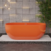 아크릴 욕조 욕실 홈 모텔 스파 1인용 풀빌라, 1.2m, 올오렌지빈항아리
