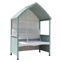 원두막정자 원목 우드 테라스 평상 오두막 그늘막 1.7