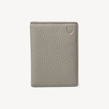 아스피날오브런던 Double Fold Card Holder 가죽카드지갑 그레이