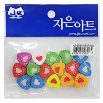 나무모양비즈 (이중하트)