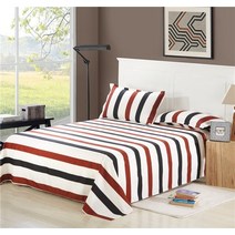 1pc 침대 시트 sabanas cama 학생들의 기숙사 용 싱글 1.8 미터 및 의한 더블, 01 Stripe1