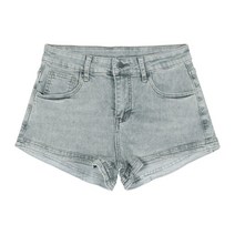 여성 여름 청바지 데님 레트로 반바지 여름 바다 휴가룩