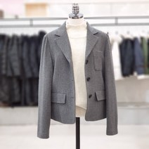 에이비에프지 포켓 로고자수 모직 재킷 QISFW4J03J