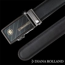 [다이에나롤랑] 자동버클 정장벨트 아빠벨트 MAB0008BK