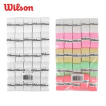 윌슨 그립 25개 WRZ4019 화이트 믹스 5컬러 25P, 믹스(5가지색상）