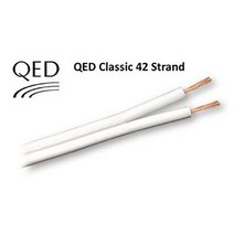 (QED) 큐이드 Classic 42 Strand 스피커 케이블 (1m), 단품