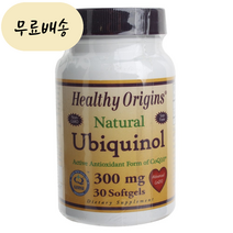 헬시오리진스 내추럴 유비퀴놀 300mg 소프트젤 글루텐 프리 무설탕, 30정, 1개