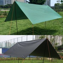이드나인 리즈너블 캠핑 미니타프(L) 풀세트(300x320) 폴대포함, 선택완료, 블랙