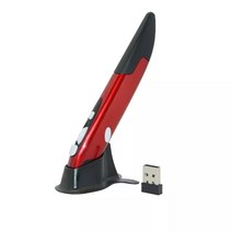 펜마우스 무선 마우스 새로운 펜 2.4ghz 컴퓨터 usb 1600dpi 조정 가능한, 빨간색