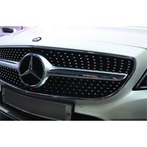 벤츠CLS250 다이아몬드그릴 크롬 데칼스티커, 1개