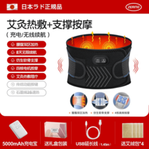 허리 찜질벨트 온열 히팅 벨트 물리치료 찜질 보온, D
