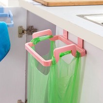 가정용 주방 싱크대 파스텔 플라스틱 봉지걸이 음식물쓰레기 종량제봉투