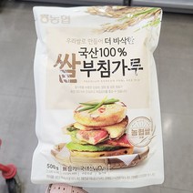 농협 국산 100_ 쌀부침가루 500G x 2개, 단품, 단품