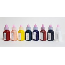 실리콘 안료 / 염료 / 조색제 / 20ml / 8색 세트, 실리콘조색제 20ml 8색세트, ★실리콘조색제 20ml 8색세트