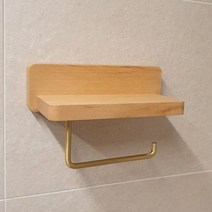 몬세라믹 호두나무 원목 JH 우드 휴지걸이, JH-베이지