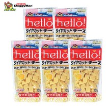 도기맨 헬로 치즈커트 100g x 5개 강아지 간식, 없음, 상세설명 참조