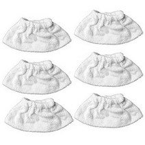 고압스팀청소기 KARCHER SC2 SC3 SC4 SC5 스팀 청소기 부품에 대 한 6Pcs 코 튼 브러쉬 헤드 커버 주방 스, WHITE, 120v