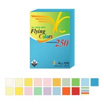 A4 250매 플라잉칼라 프린터용색지 80g, 04 미색