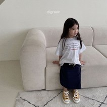 디그린 아동복 여름 로맨스 티셔츠 아동 반팔티셔츠