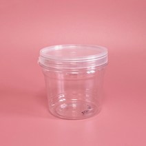 (50개) PET 세이프티 원터치 광구 페트용기 다이소 반찬 쌀 잡곡 젓갈 소분 통, 50개
