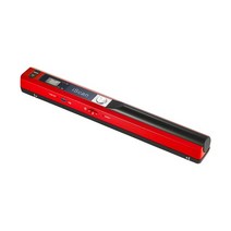 북 스캐너 비파괴북스캔 미니 휴대용 스캐너 900 인치 당 점 LCD 디스플레이 JPG/PDF 형식 문서 이미지 Iscan 핸드 헬드 A4 책, 04 Red