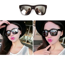 SUNGLASSES 패션 남자 여자 선글라스 미러 썬글라스, 골드