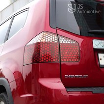 JS automotive 올란도 트렁크 리어 후미등 벌집모양 눈화장 타공 차량 익테리어 인테리어 몰딩 튜닝 악세사리 드레스업 차량 신차 새차 꾸미기 스티커 용품 전용, 스티커(대)