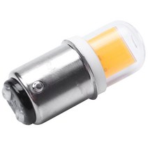 BA15D LED 전구 3W 110V 220V AC 비 디밍 300 루멘 COB 1511 LED 램프 흰색 따뜻한 화이트 샹들리에 재봉틀, 하나