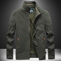 중년남성자켓 봄과 가을 비즈니스 캐주얼 아빠 착용 아버지 면화 재킷 중년 및 노인 남성 작업복 스탠드 칼라 루스 코트 아빠봄가을아우터