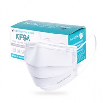 [100매]제이팀 맘하트 KF94 덴탈형 / 화이트 대형 성인용 평판형 3중차단 귀안아픈 숨쉬기편한 황사방역 보건용 100매