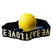 권투 반사 공 장비 펀치 가방 반응 민첩성 속도 초점 눈 조정 훈련, B yellow 20g