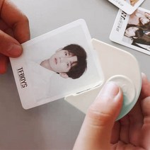 엣지 코너라운더 드커 명함 터기 코너 딩 펀치 라운 증명사진커팅기 네컷사진 모서리 라인더, 검정