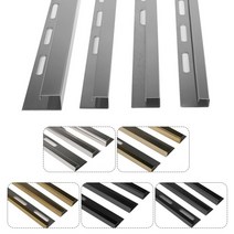 직사각 코너비트 5미리 재료분리대 몰딩 석고보드 마감재 쫄대 I-TYPE 2.4M, 15mm, 폴리싱, 직사각 코너비드 블랙