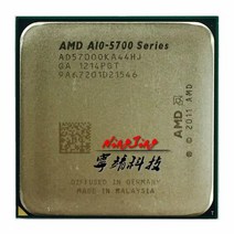 AMD A10 5700 5700K 3.4 GHz 쿼드 코어 스레드 CPU 프로세서 AD5700OKA44HJ 소켓 FM2, 단일모델명/품번
