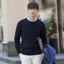 비시크 패시온 꽈배기 니트