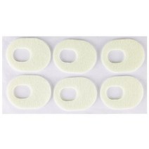 발가락깁스 발가락실리콘 2616 개대 옥수수 고약 발 굳은 살 쿠션 발가락 보호 통증 완화 패드 발 뒤꿈치 보호대 신발 삽입 패드 쿠션, 1장 타원