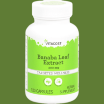 바나바 잎 추출물 300mg 120캡슐 1% 코로솔산 4개월분, 옵션1