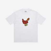 팔라스 클러킹 티셔츠 화이트 - 22SS Palace Clucking T-Shirt White 남성 반팔티셔츠