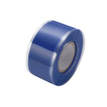 300cmx2.5cm 방수 실리콘 성능 수리 테이프 자체 접착 강한 고무 실리콘 본딩 테이프 자체 융합 와이어 테이프, 푸른, 1.5m