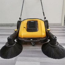 무동력청소기 마당쇠950 산업용 미코플러스 바닥싹쓰리 청소기, 980업그레이드노란색선루프+브러시솔리드휠