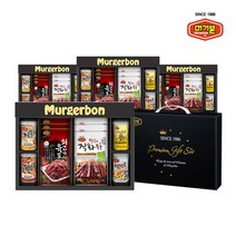 머거본 육포 견과 선물세트 프리미엄 3호 635g 3+1, 선택/단일상품