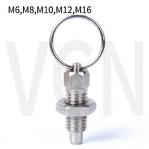 217 핸들 억제 가능한 플런저 스프링 핀 인덱싱 리턴 타입 M6 M8 M10 M12M16 잠금 나사 인덱스 볼트 재고 있음, 02 VCN217-LNK_01 M6-3