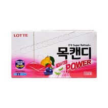 롯데 목캔디 믹스베리, 12개, 38g