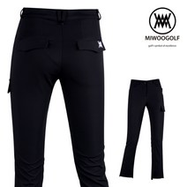 미우스포츠 미우골프 여성 포켓 부츠컷 스판 골프바지 MW1A224W