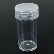 실험실물질 담는통 투명 플라스틱병 10개 학교 색깔볼 캡슐 교육기관 빈통