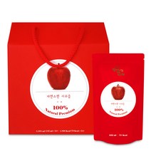 더자연스런 사과즙 132mlX24개입 의성 옥사과 착즙주스, 1box