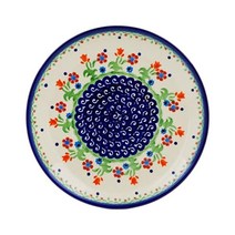 폴란드 도자기 디저트 플레이트 7인치 봄꽃