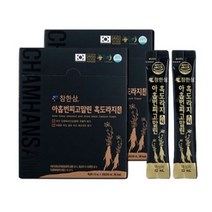 참한삼 흑도라지 스틱 10ml x 60포 배 도라지 혼합 농축액 도라지청 진액 즙, 60개