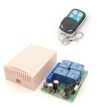 리모컨 AC 85V 220V 10Amp 2200W 4CH 433MHz rf 원격 제어, 협력사, 1RC 1B